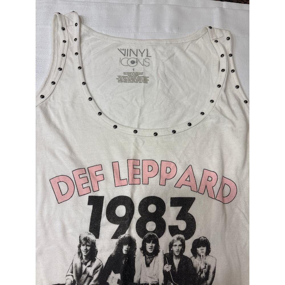 Torrid Def Leopard Studded Crew Tank Top Size 1
